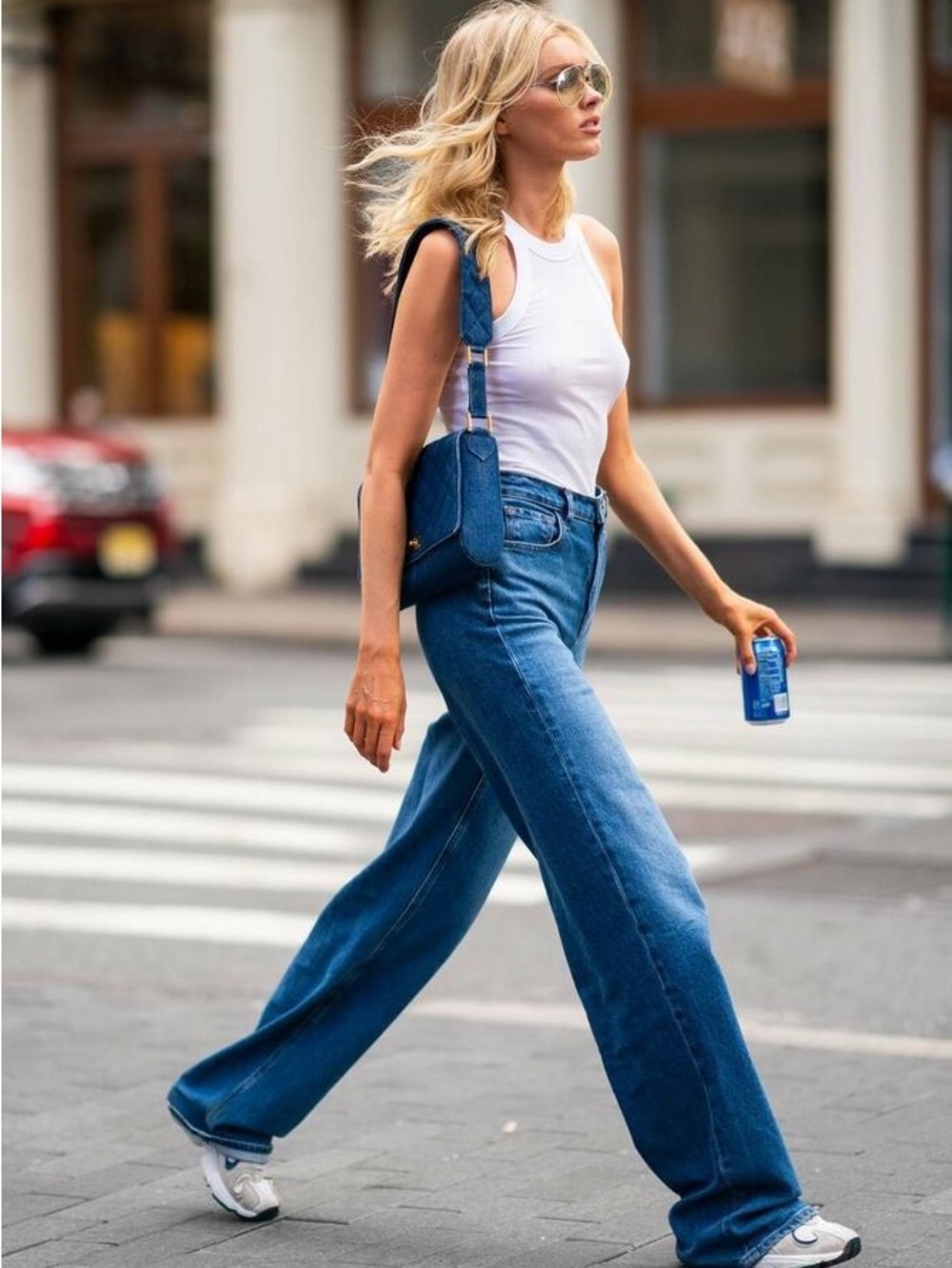 Worn once J Brand x Elsa Hosk Monday Wide-Leg Jeans
